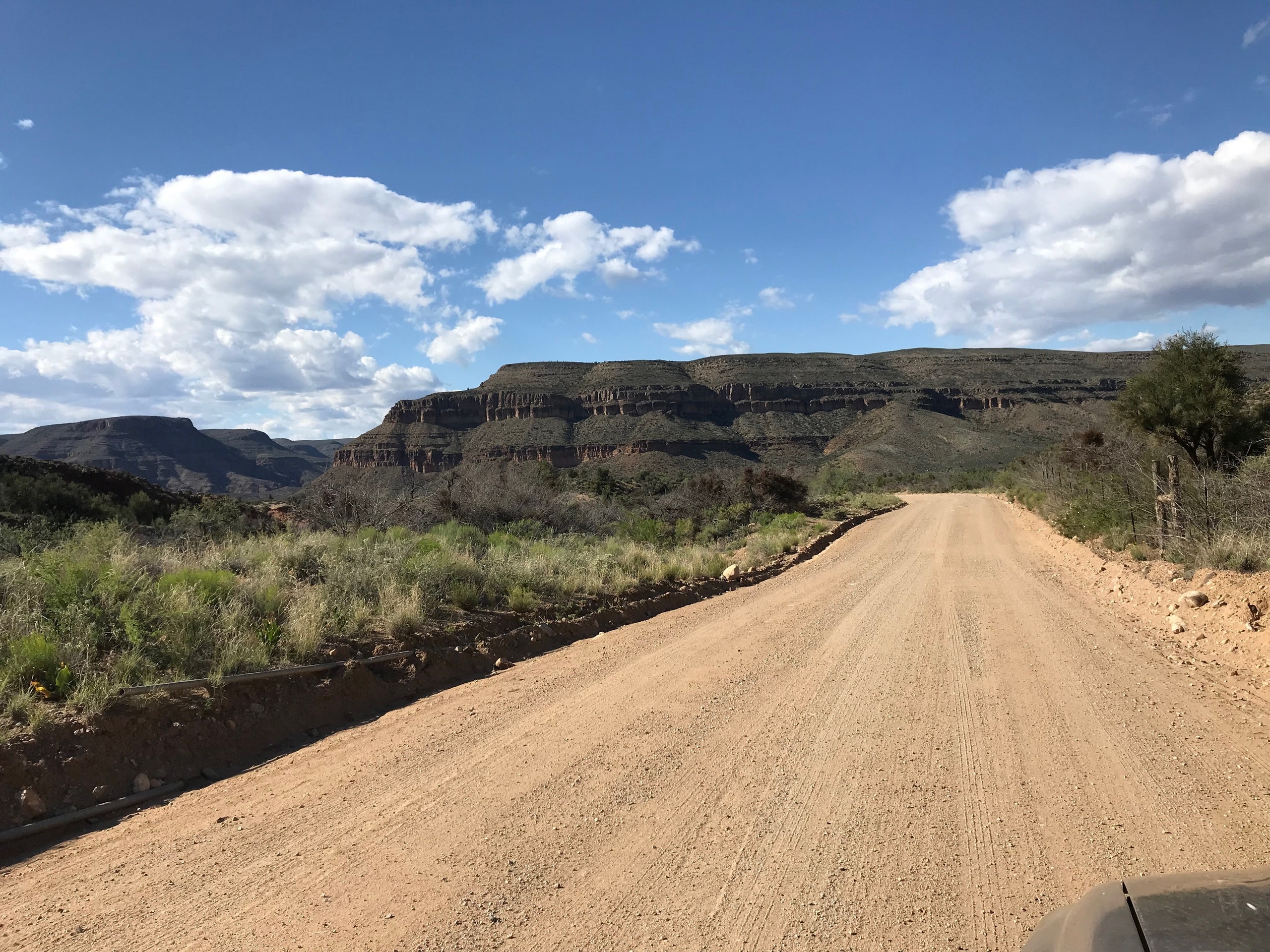 The only road leading to the bottom of the Grand Canyon
