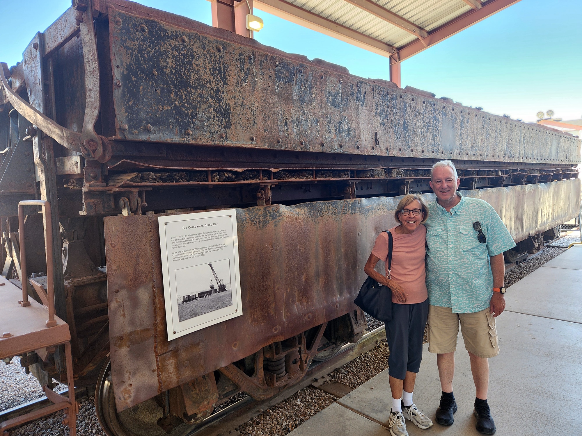 Tour guests visiting Hoover Dam and power plant