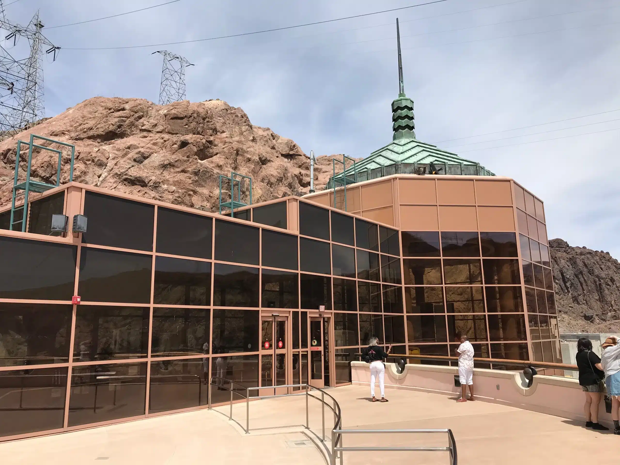 Guided elevator ride to the bottom of Hoover Dam