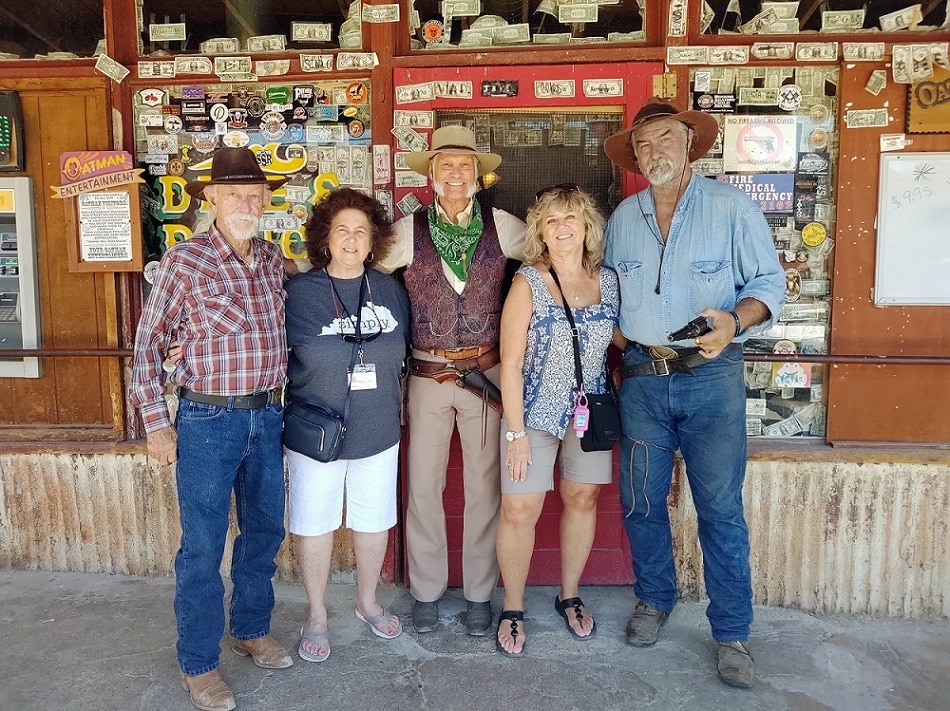 Oatman Hotel historic building in the town center