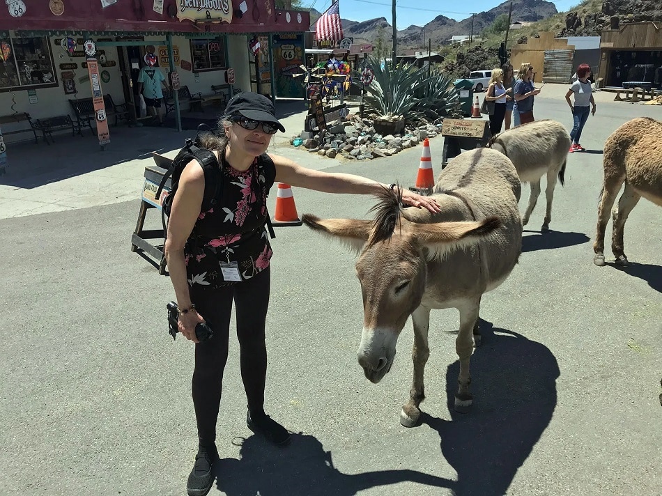 Route 66 through the Black Mountains near Oatman
