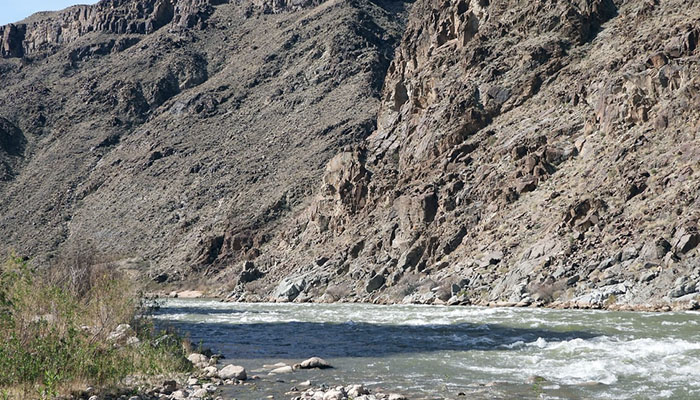 Grand Canyon Basin Colorado River Shoreline